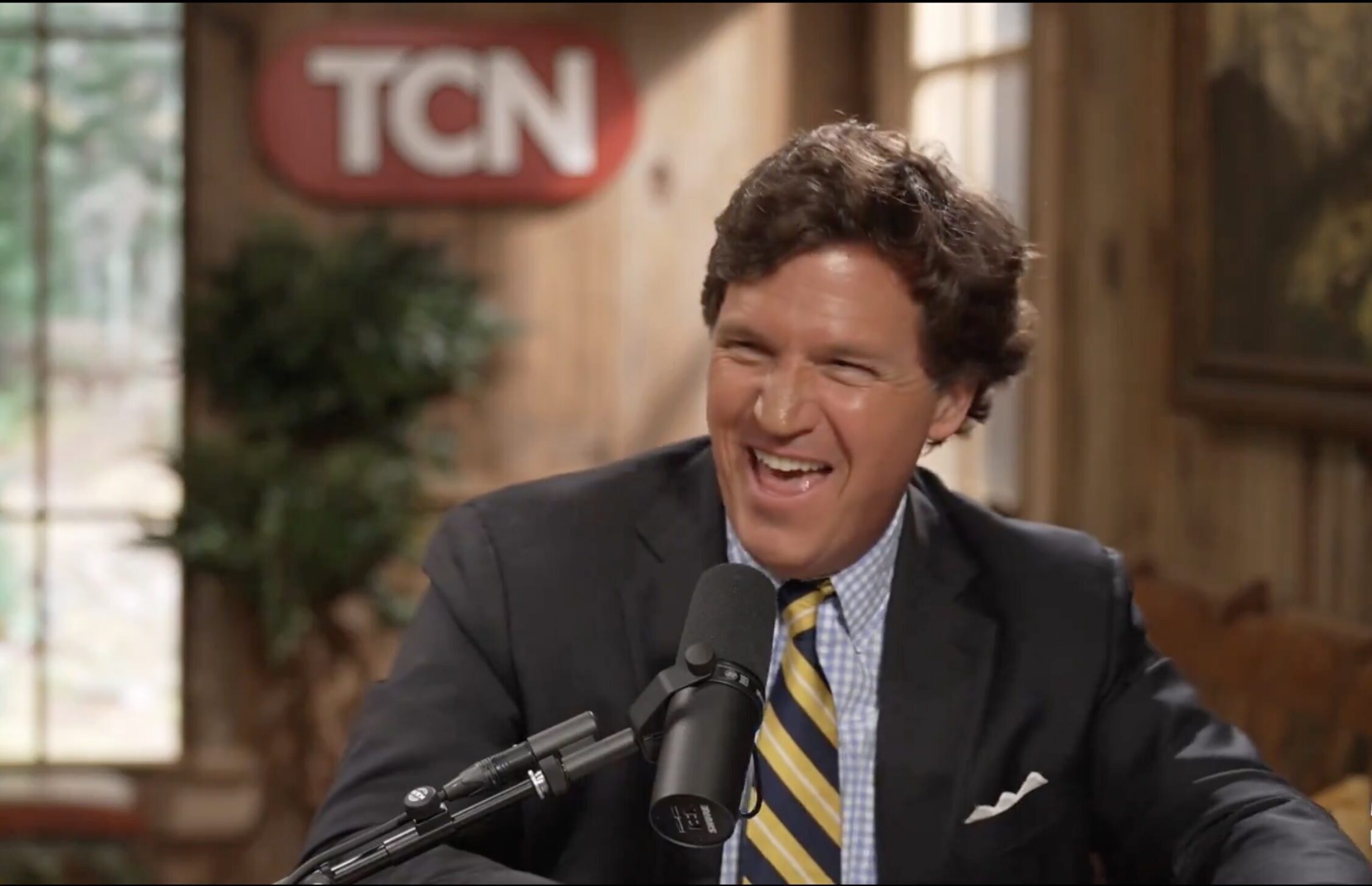 Tucker Carlson in the most recent episode of his X show. Credit: Tucker Carlson/X