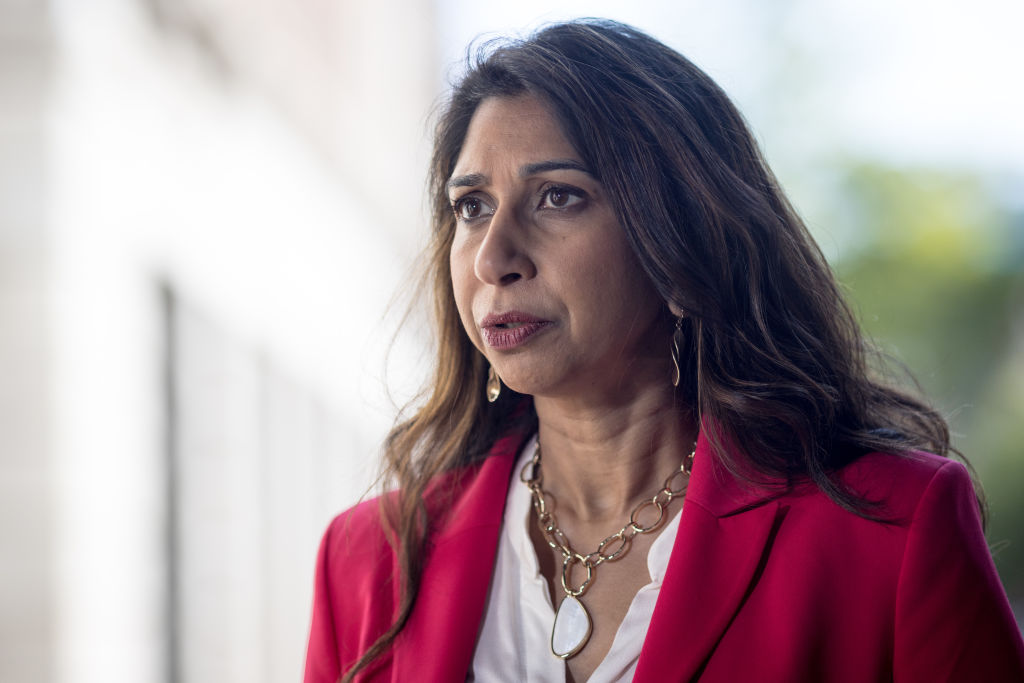 Suella Braverman has a dwindling number of allies in the Conservative Party, but remains popular with the base. Credit: Getty