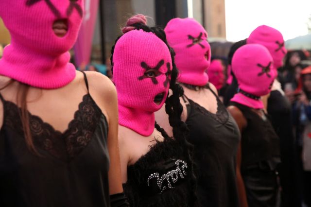 'Welcome as these throwbacks to the Sixties and Seventies are, the concept of sisterhood should probably be left there.' (Adam Berry/Getty Images)