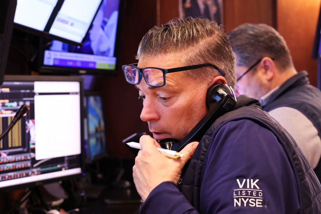 All hands on deck at the New York Stock Exchange. Credit: Getty