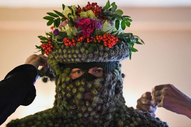 Being chosen as The Burryman is among South Queensferry's highest honours. (Photo by Jeff J Mitchell/Getty Images)