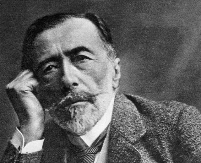 Novelist and short story writer Joseph Conrad