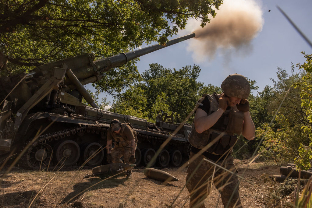 Ukrainian forces attack Russian troops in Pokrovsk last month. Credit: Getty