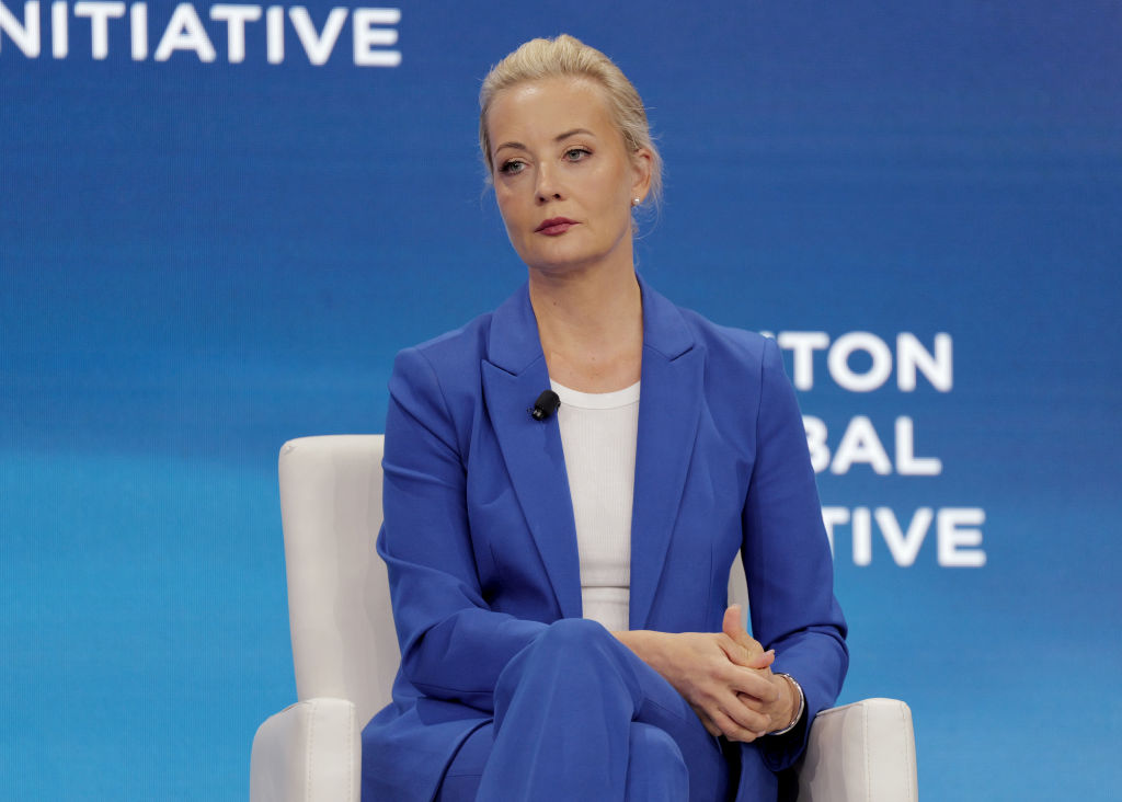Yulia Navalnaya said she wants to run for office in Russia once Putin is deposed. Credit: Getty
