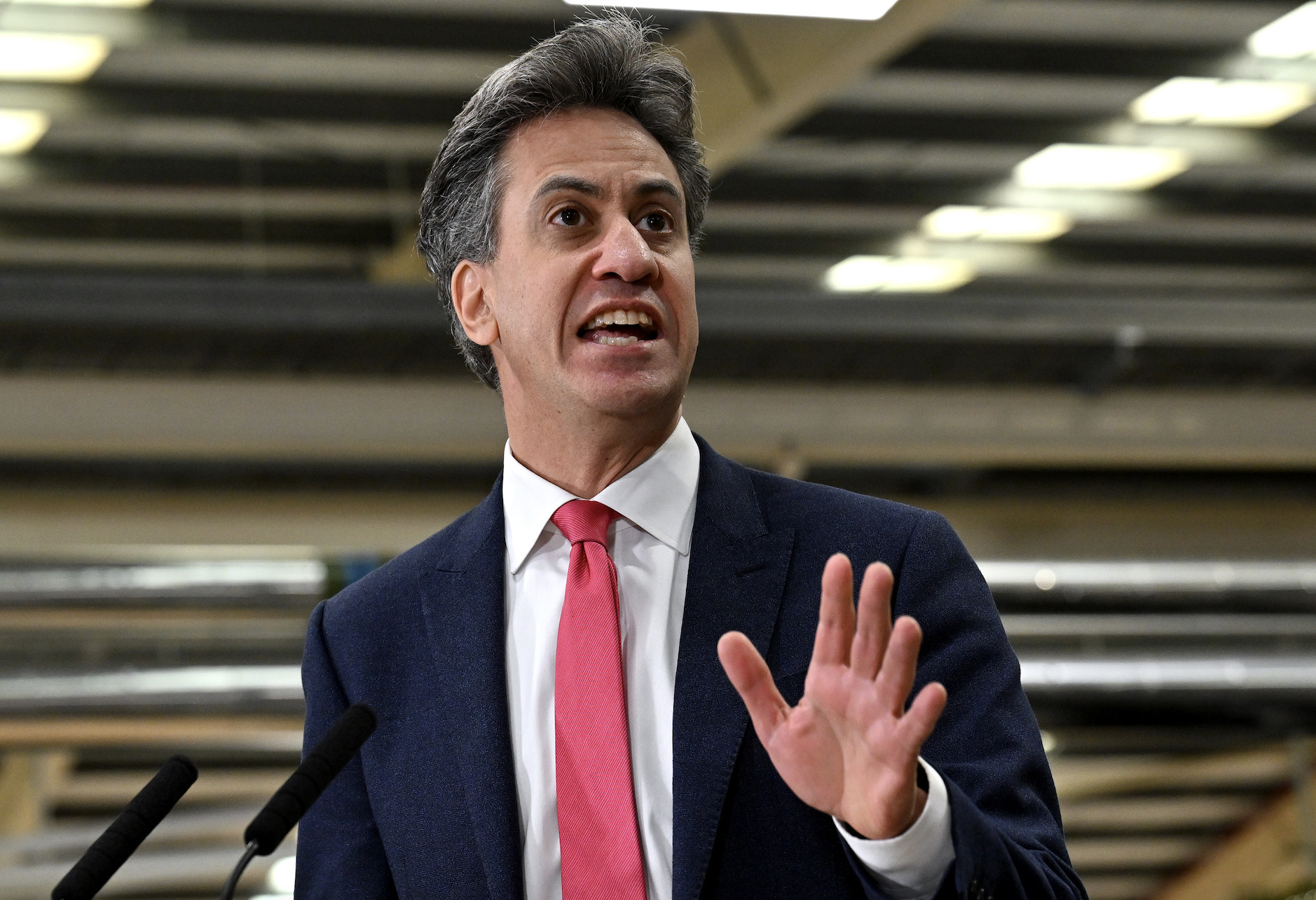 Ed Miliband's Net Zero policies are damaging British industry. Credit: Getty