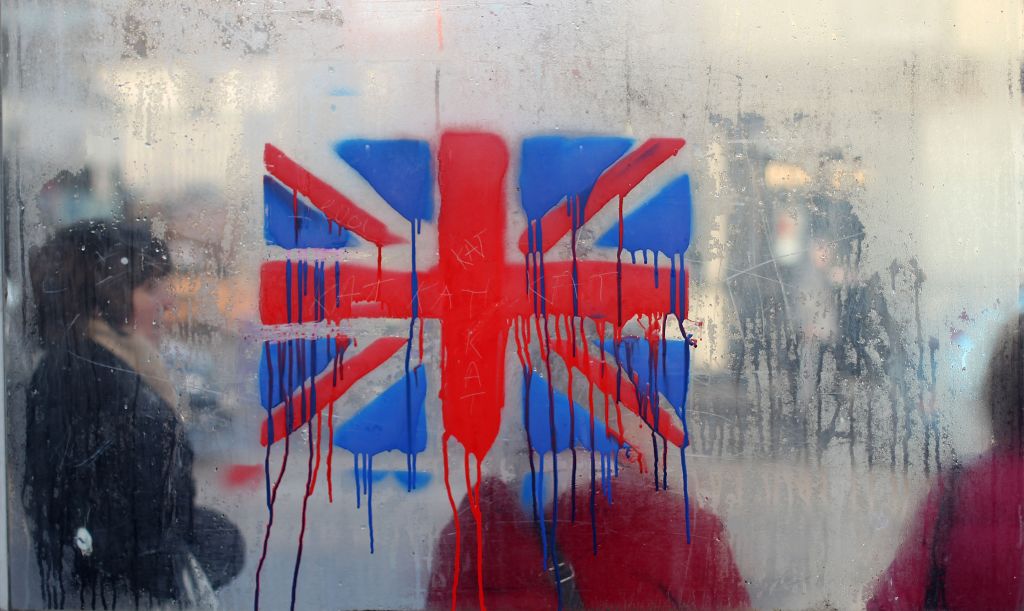 The crest of the Boriswave. Credit: Getty