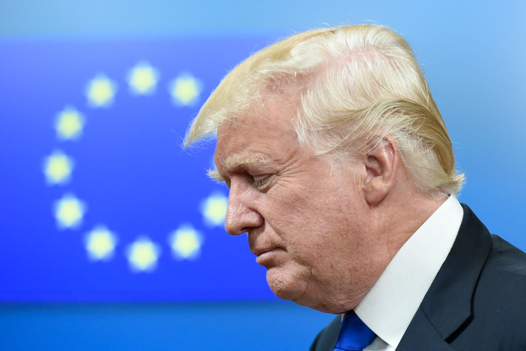 The US President is no fan of the EU. Credit: Getty