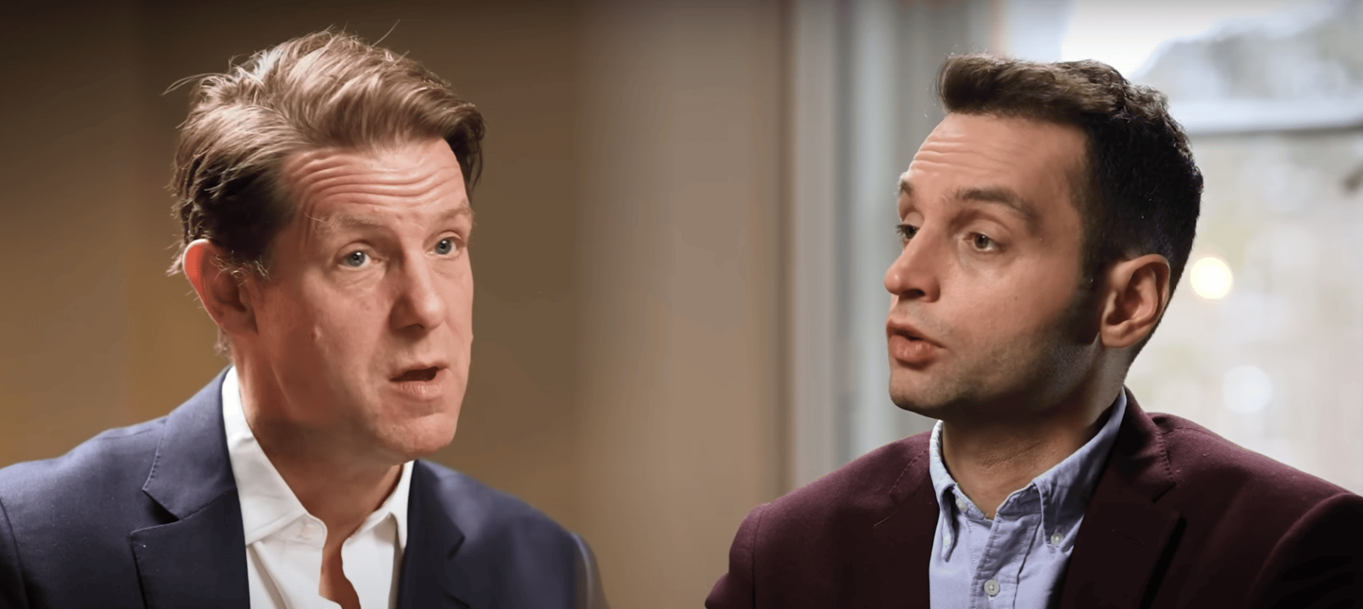 Two Brits talk about Englishness. Credit: Triggernometry/YouTube