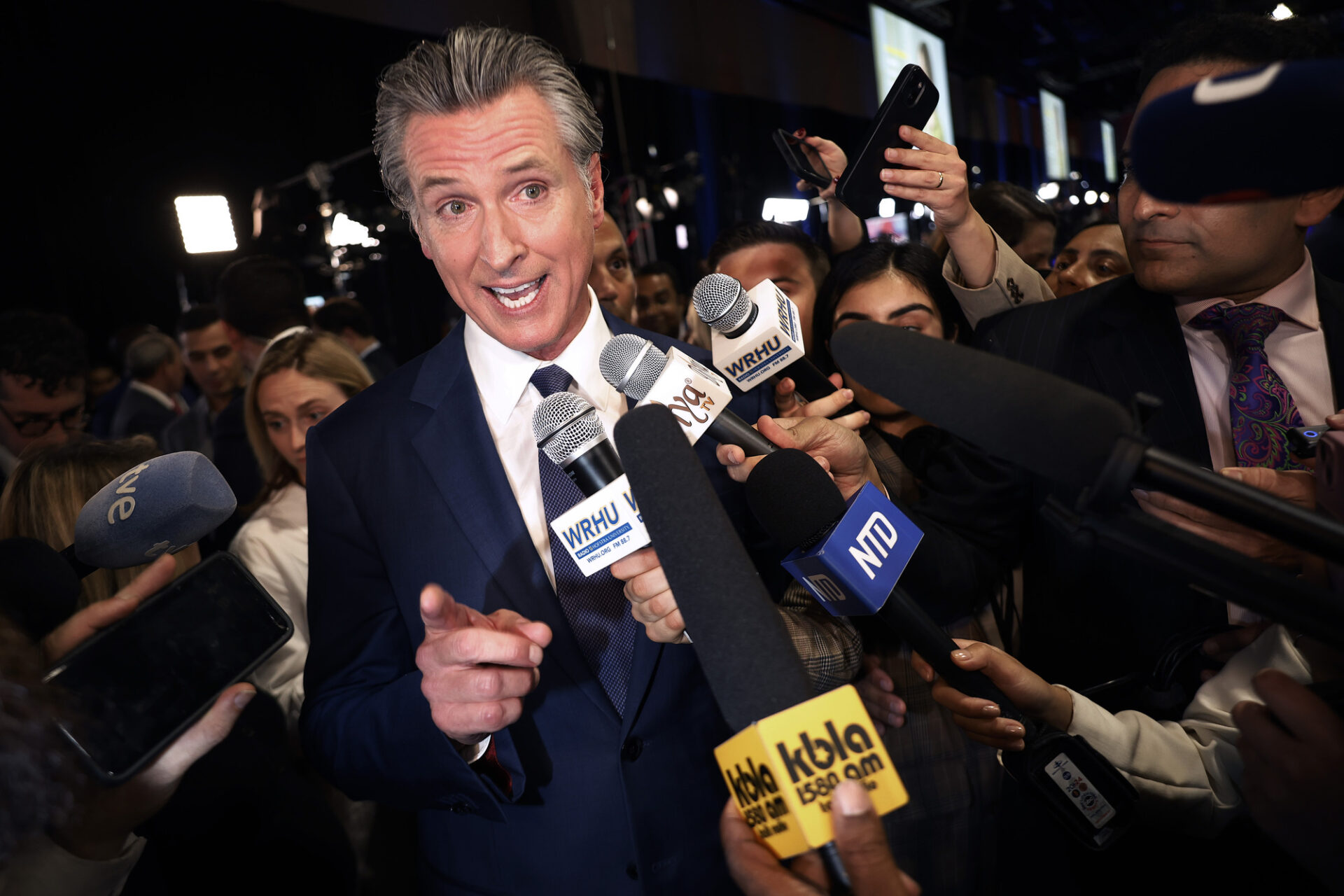 Gavin Newsom said his party has not done a 'forensic'. Credit: Getty