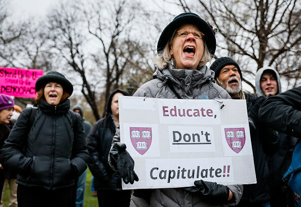 Will the campus fightback catch on across America? Credit: Getty