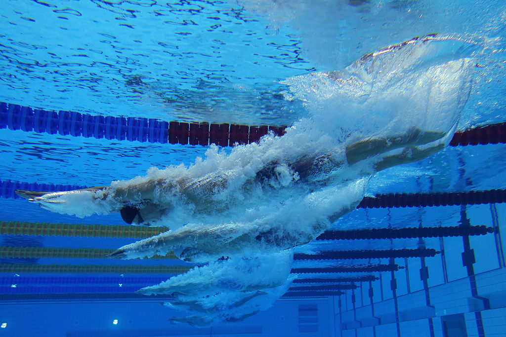 Kristian Gkolomeev swam the 50-metre freestyle in 21.03 seconds. Credit: Getty