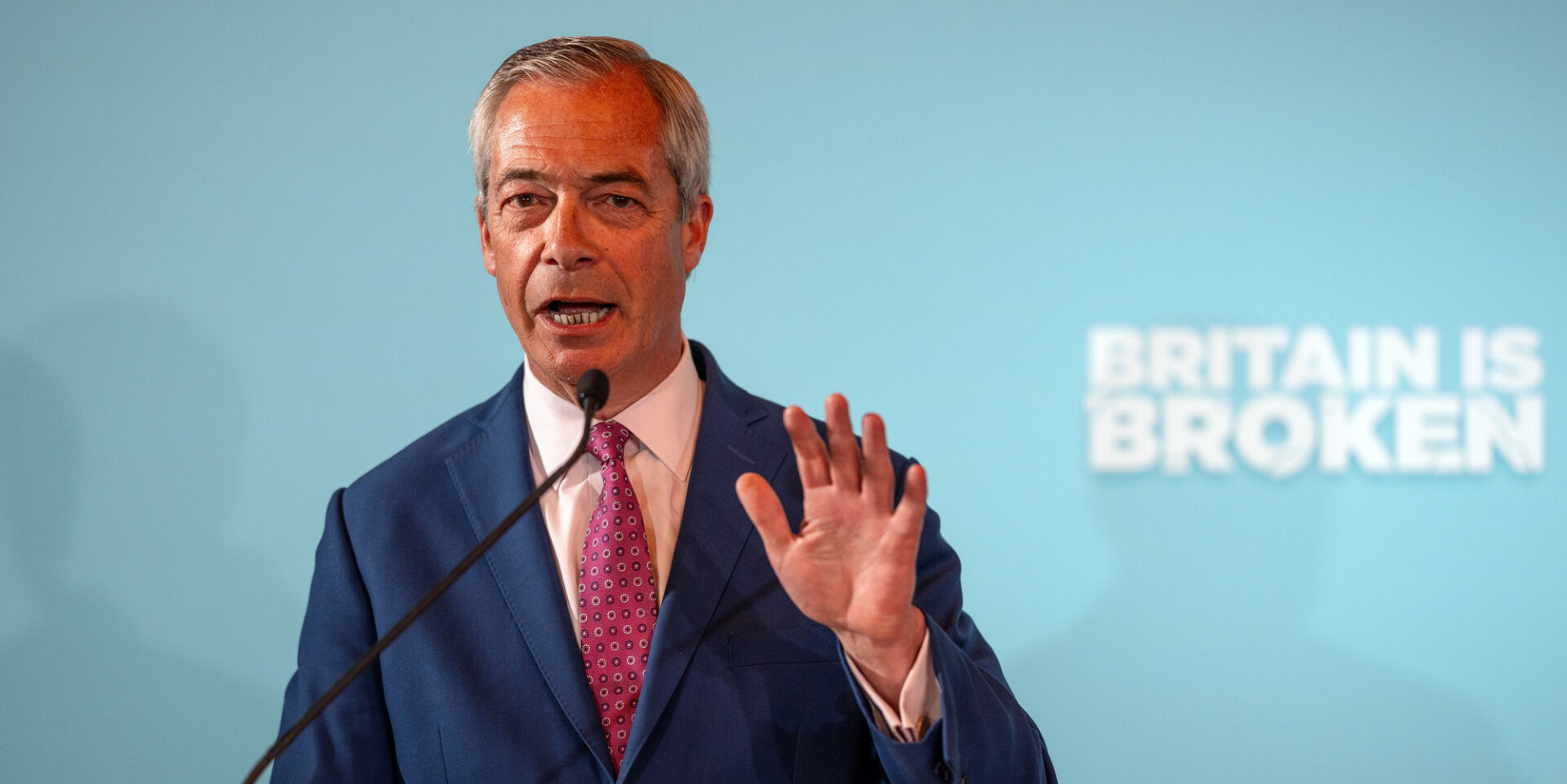 Farage is preparing to publish a policy paper on deportations. Credit: Getty
