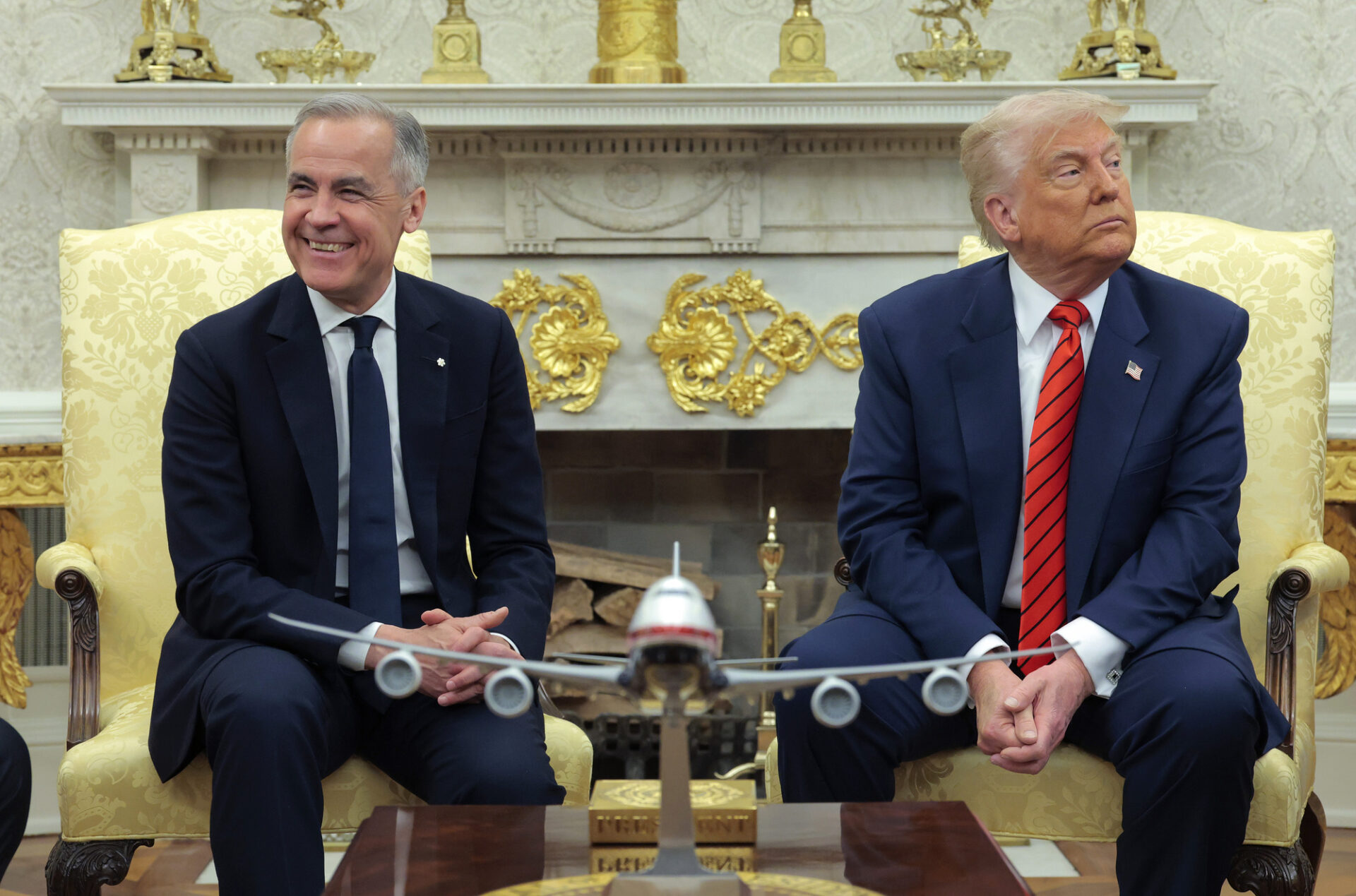 The exchanges between the two leaders were civil and pleasant. Credit: Getty