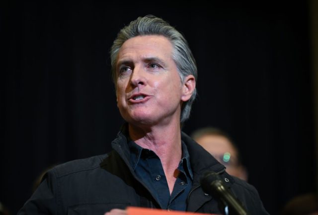 Newsom is surging in the polls. Credit: Getty