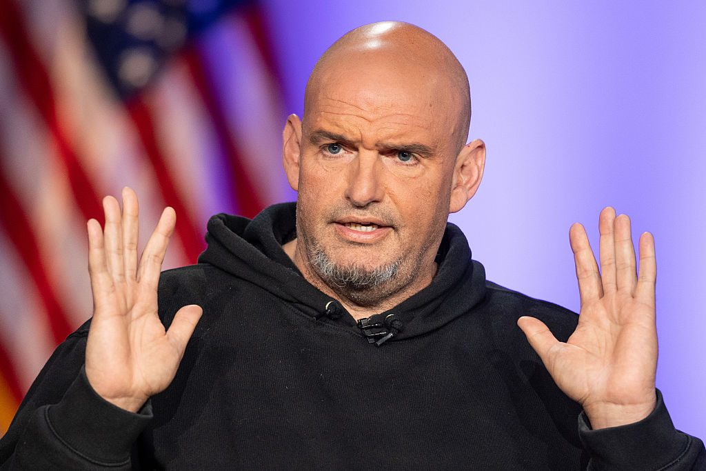 John Fetterman labelled the scenes in California 'anarchy' and 'chaos'. Credit: Getty