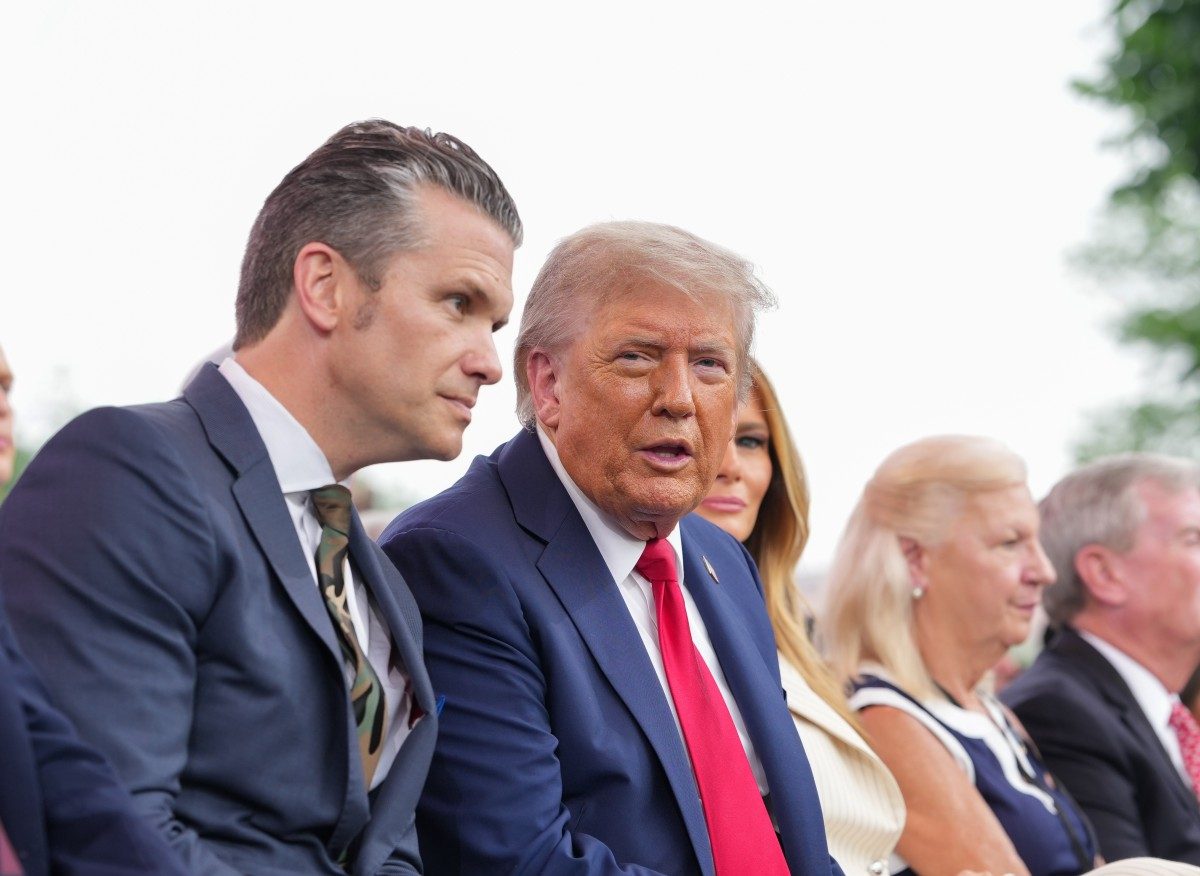 Defense Secretary Pete Hegseth has been vocal on stopping aid to Kyiv. Credit: Getty