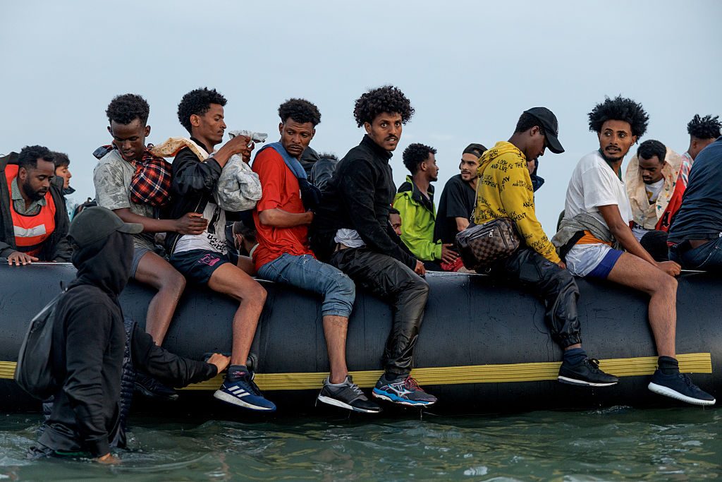 At least 21,000 migrants have made the journey across the Channel since January. Credit: Getty