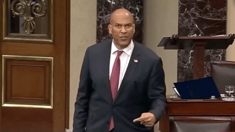 Booker warned Democrats they were becoming 'complicit'. Credit: Getty
