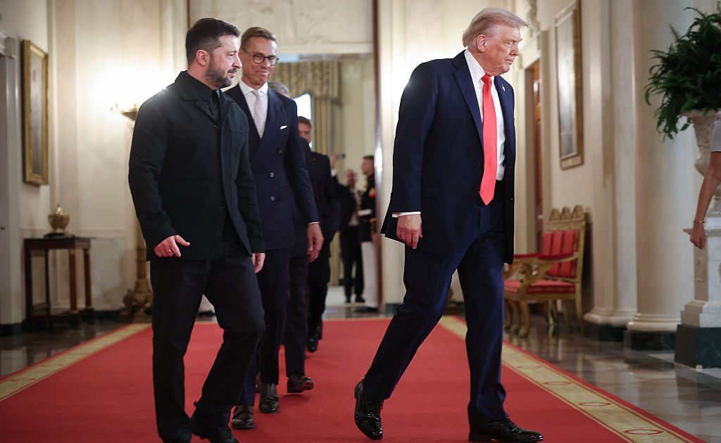 Trump said that Europe would be 'a first line of defence'. Credit: Getty