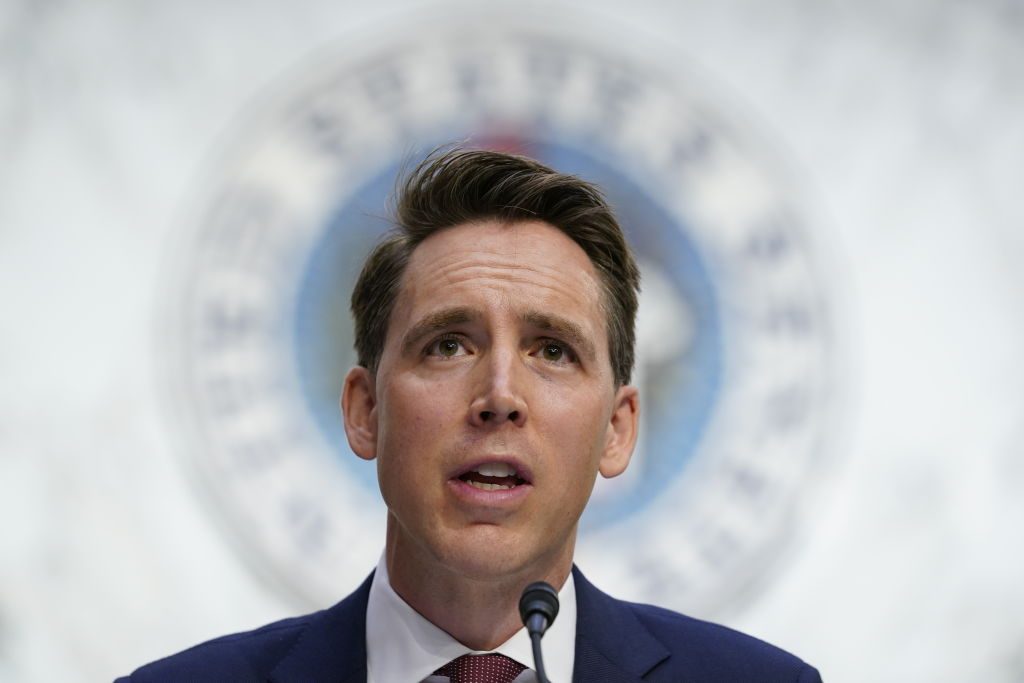 Hawley is one of Congress's most outspoken critics of Big Tech. Credit: Getty