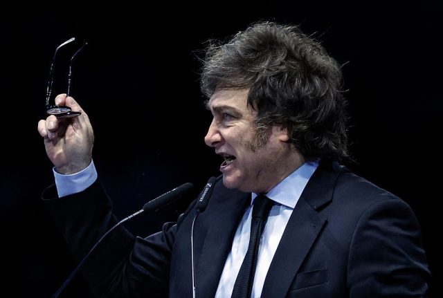 Argentina's president has been beset by adversity. Photo by OSCAR DEL POZO/AFP via Getty Images