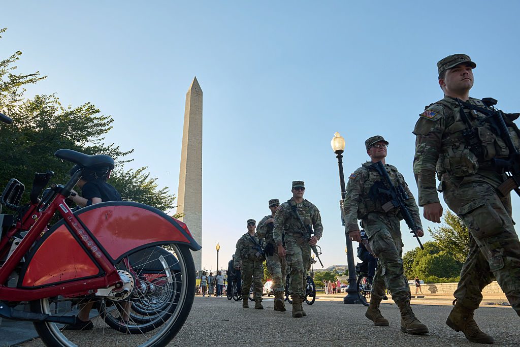 The Left shouldn't totally rebuke Trump's federal law enforcement surge. Credit: Getty
