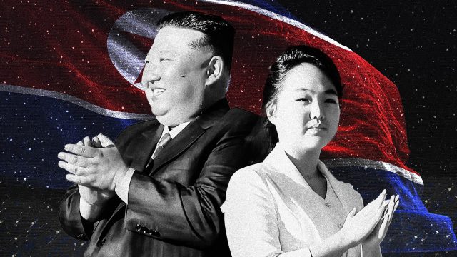 'North Korea’s leaders always establish a cult of personality, something that Ju Ae will undoubtedly look to do.' Graphic by Jamie Tomlinson, using photography by Kim Jae-Hwan/SOPA Images/ Getty.