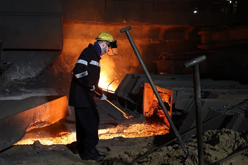 UK steel production keeps declining. Credit: Getty