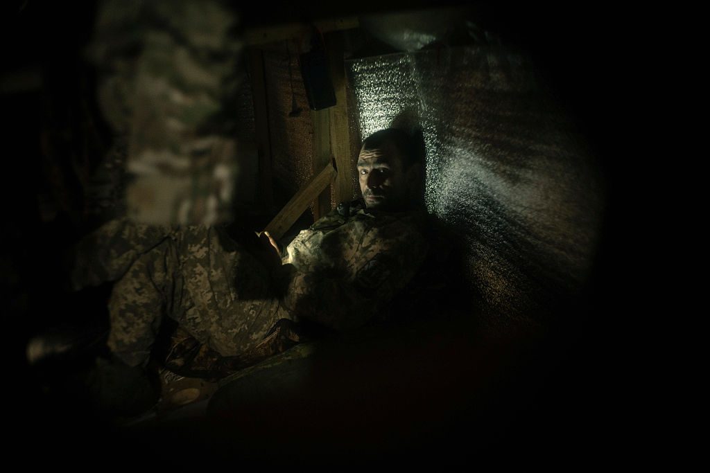 A Ukrainian artilleryman near Pokrovsk earlier this month. Credit: Getty