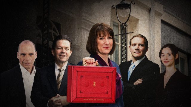 Rachel Reeves, centre, has been offered advice by Yanis Varoufakis, Arthur Latter, Rian Chad Whitton, Julia Garayo Willemyns and others. Credit: Tom Ough and Jamie Tomlinson