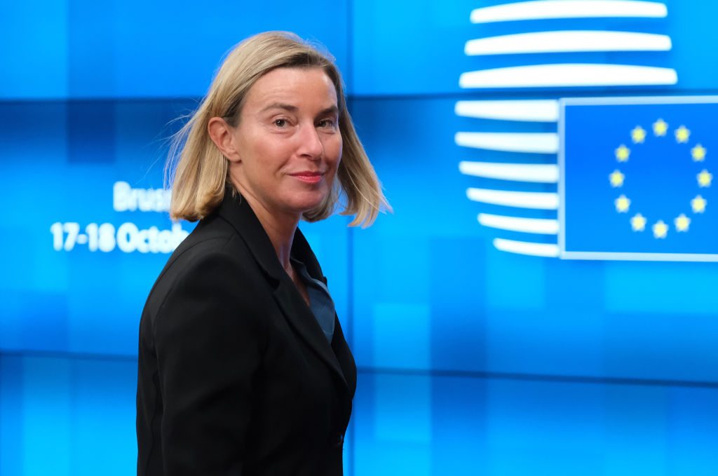 Former EU foreign policy chief Federica Mogherini has been accused of fraud. Credit: Getty
