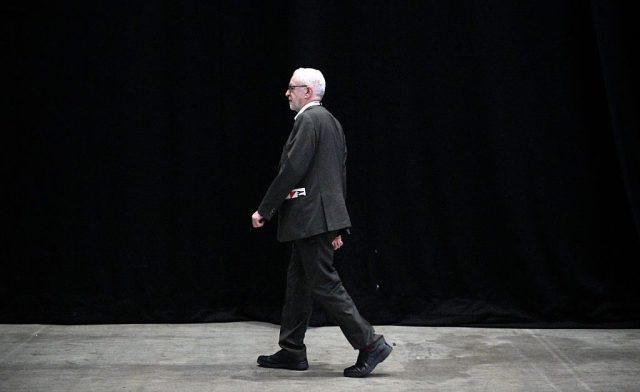Jeremy Corbyn began proceedings with one of his inimitably woolly, meandering speeches. Photo by Christopher Furlong/Getty Images