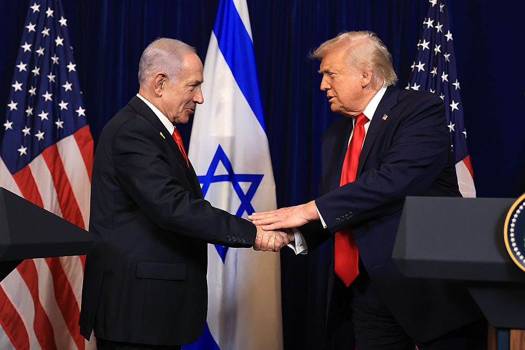 Yesterday’s friendly display between Bibi and Trump masks a looming uncertainty over US-Israeli relations. Credit: Getty
