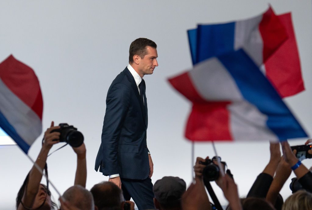 The RN President is calling for French rearmament. Credit: Getty