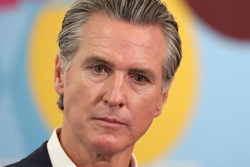 Newsom claimed it was 'time to investigate'. Credit: Getty