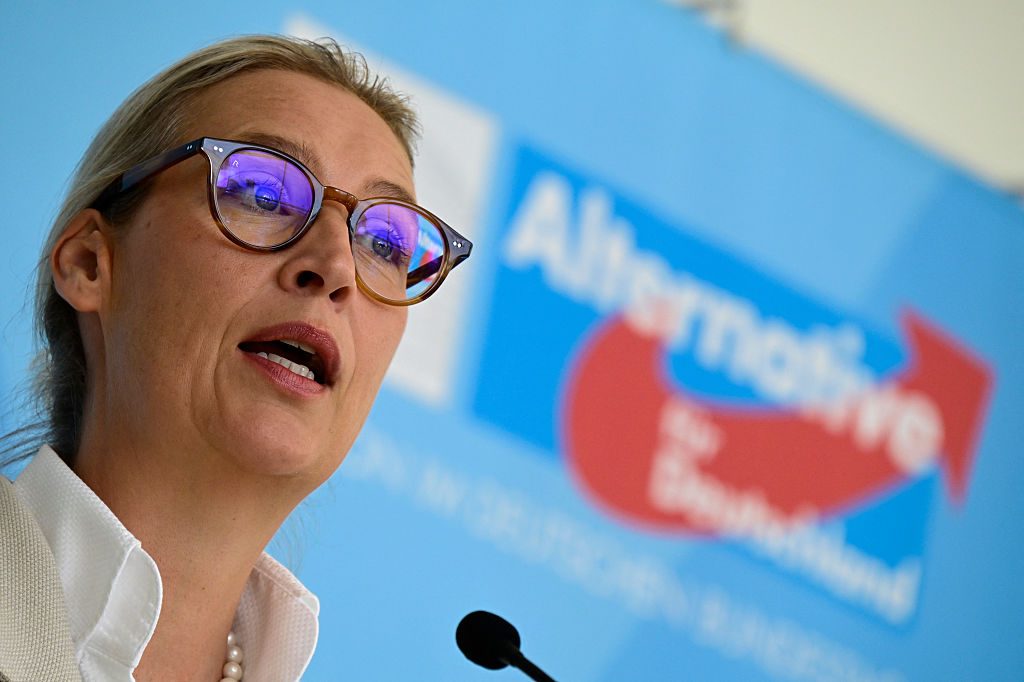 Leader Alice Weidel has had hotel bookings cancelled on the campaign trail. Credit: Getty
