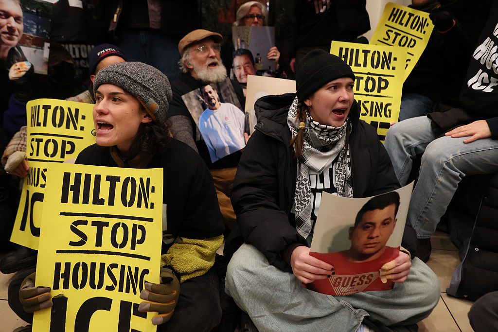 'Any successful boycott, not to mention occupations and riots, will have consequences for Hilton and its employees.' Credit: Getty.