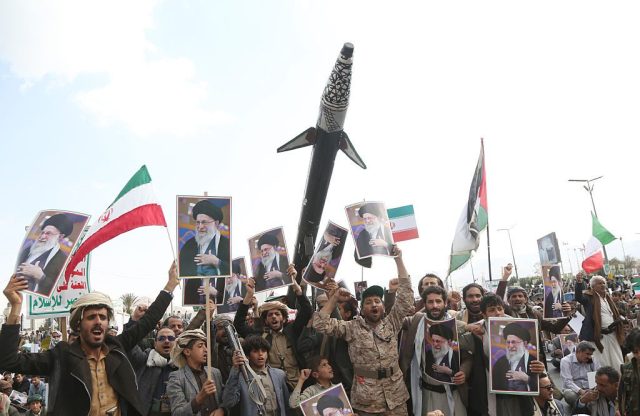 Shipping and flying have been significantly disrupted in the Middle East for the third consecutive day. Credit: Getty