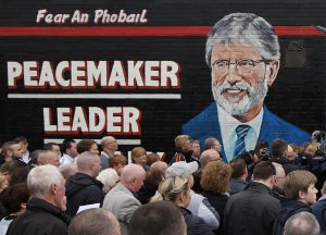 What troubles Gerry Adams?