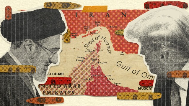 Mojtaba Khamenei and Donald Trump. (Credit: J.G. Fox)