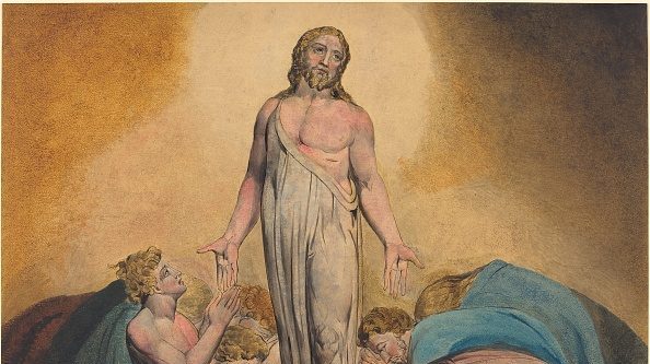 Christ Appearing to His Disciples After the Resurrection, circa 1795, by William Blake. (Photo by Heritage Art/Heritage Images via Getty Images)