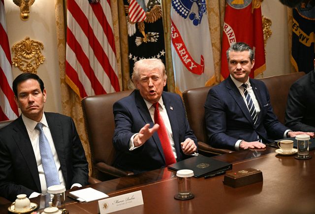 'Trump has blundered into another Middle Eastern quagmire.' (Jim Watson/AFP/Getty) 