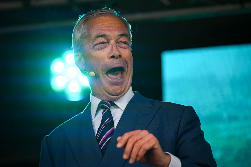 Nigel Farage was the big winner from the overnight results. Credit: Getty