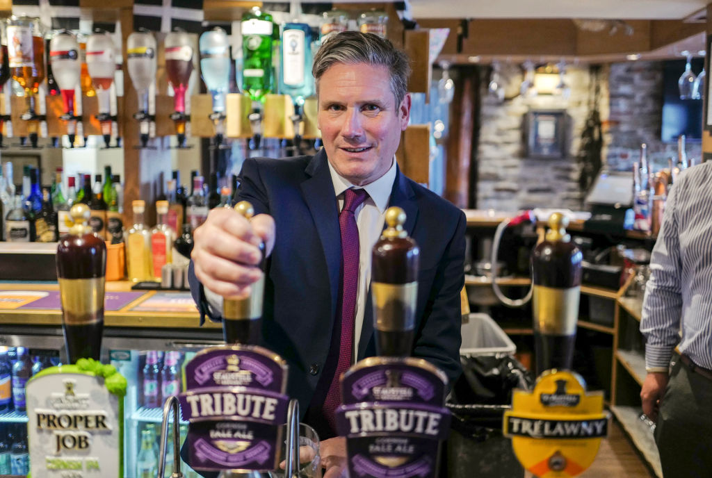 Beer Starmer strikes again. Credit: Getty.