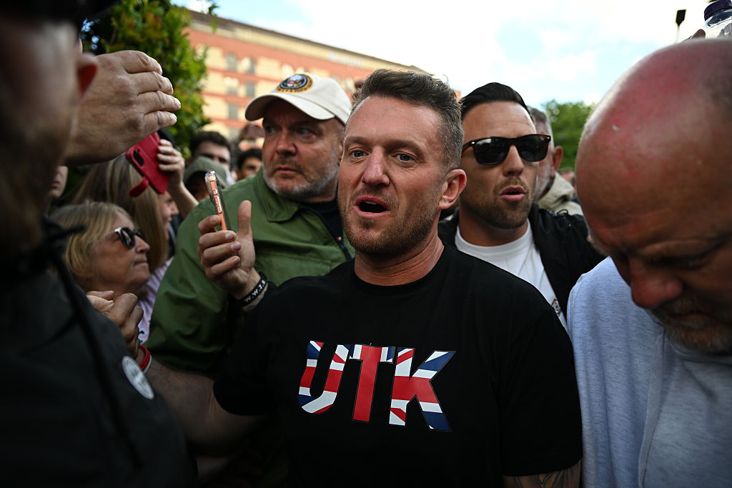 Farage has previously labelled Robinson as ‘thuggish’. Credit: Getty
