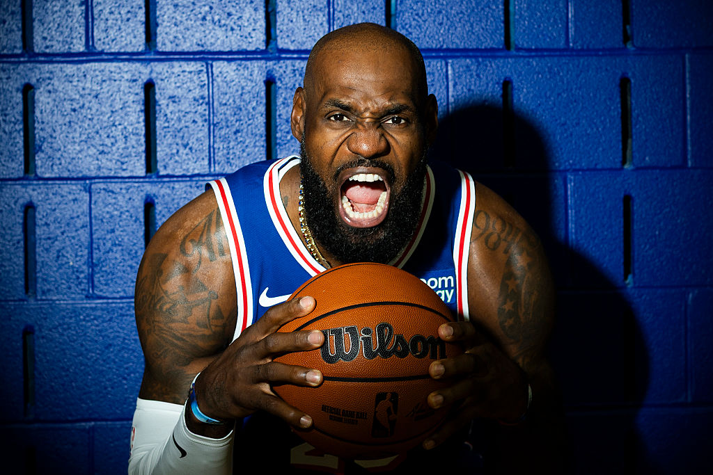 LeBron will make a reported $15 million a year as one of the faces of Polymarket. Credit: Getty