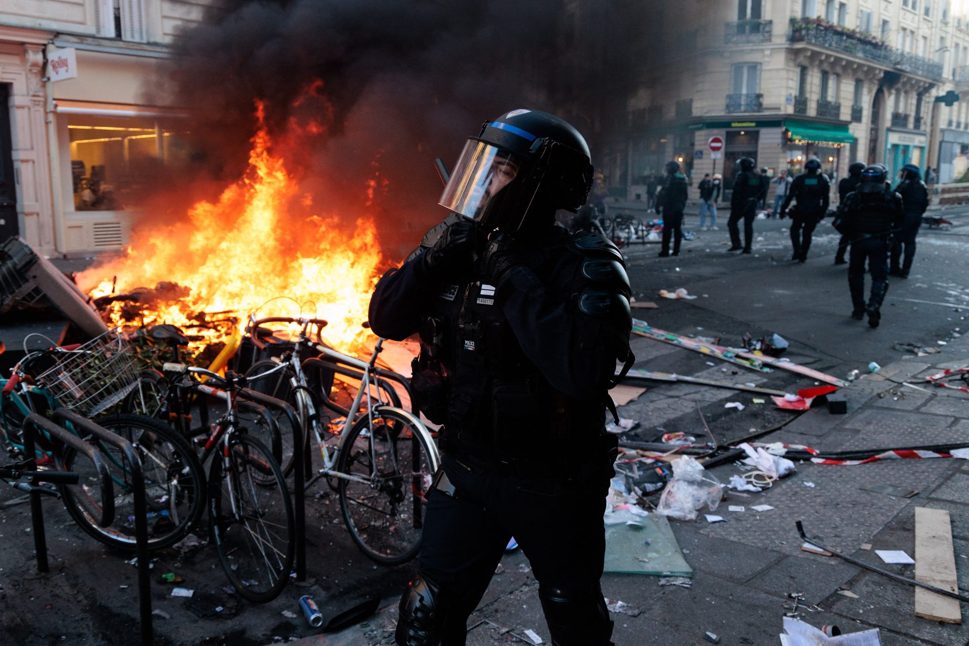 Polls show a growing acceptance of violence as a form of political expression in France. (Gauthier Bedrignans/Getty)