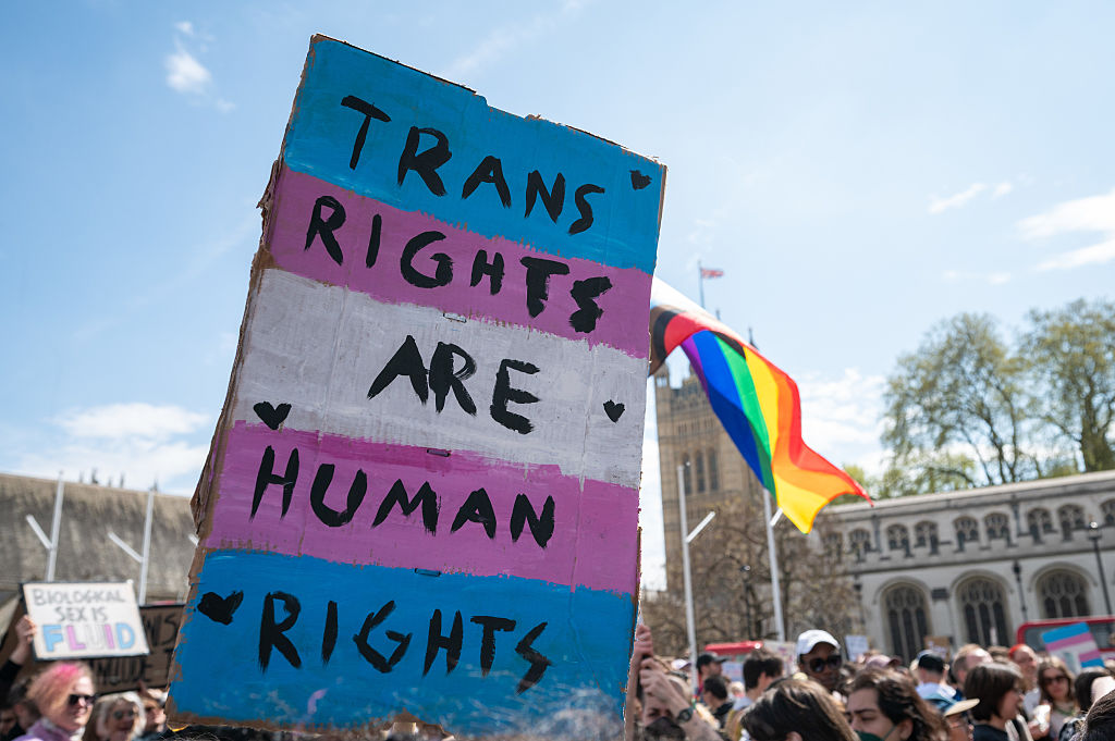 'Male rapists are never women because male people are never women.' Credit: Getty